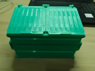 桌面垃圾箱（置物箱）带隔板