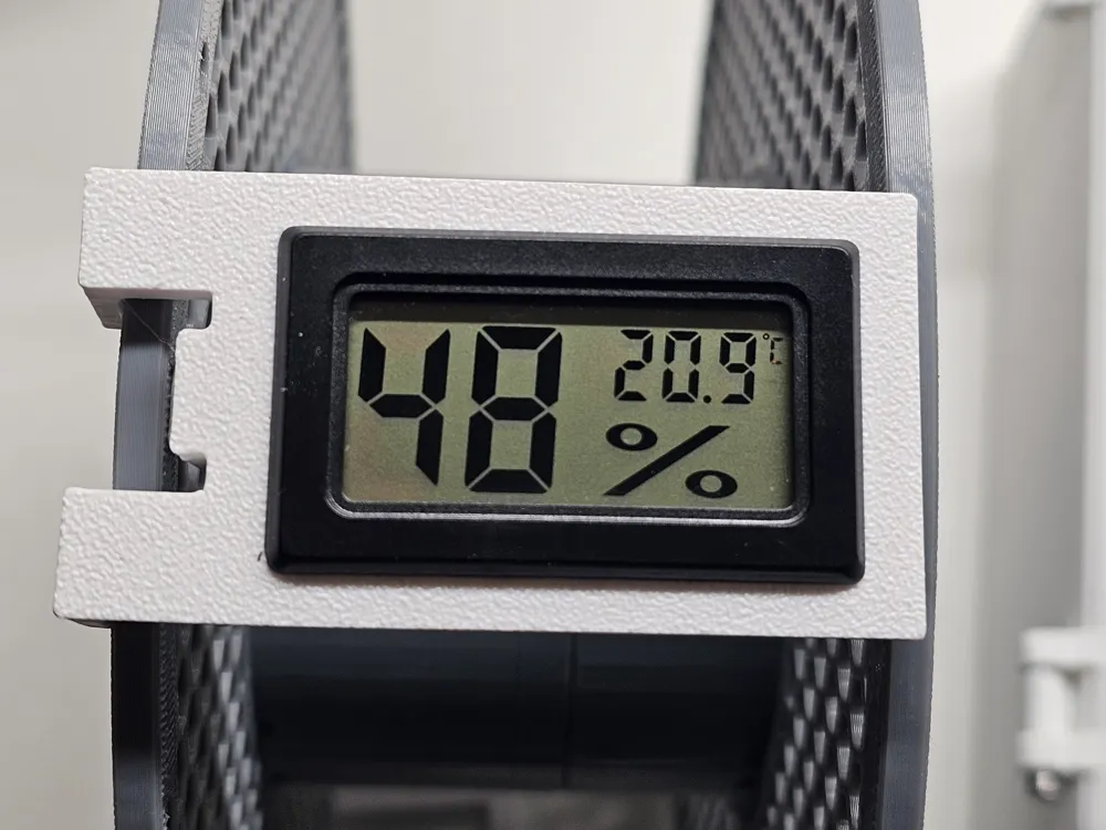 Filament Spool Hygrometer Frame crosswise - Free 3D Print Model ...