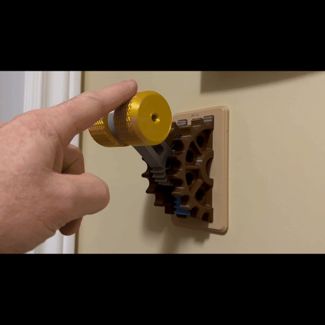 SteamPunk Lightswitch with GEAR ACTION
