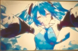 初音未来 透光浮雕