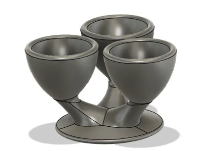 Triple Egg Cup