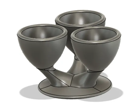 Triple Egg Cup