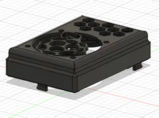 Rasberry Pi 4 case with 50mm fan
