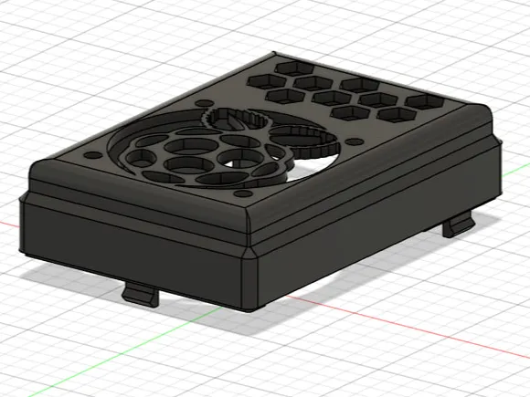 Rasberry Pi 4 case with 50mm fan