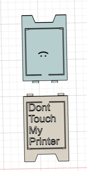 Don't Touch My Printer , Sign :)