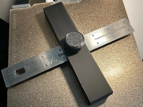 ruler slid clamp