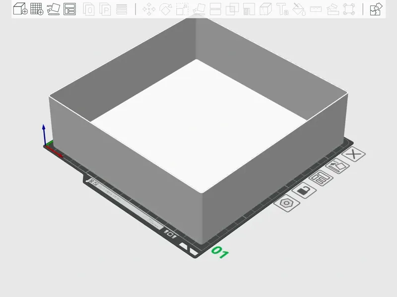 A1 mini 170X170mm 收纳盒