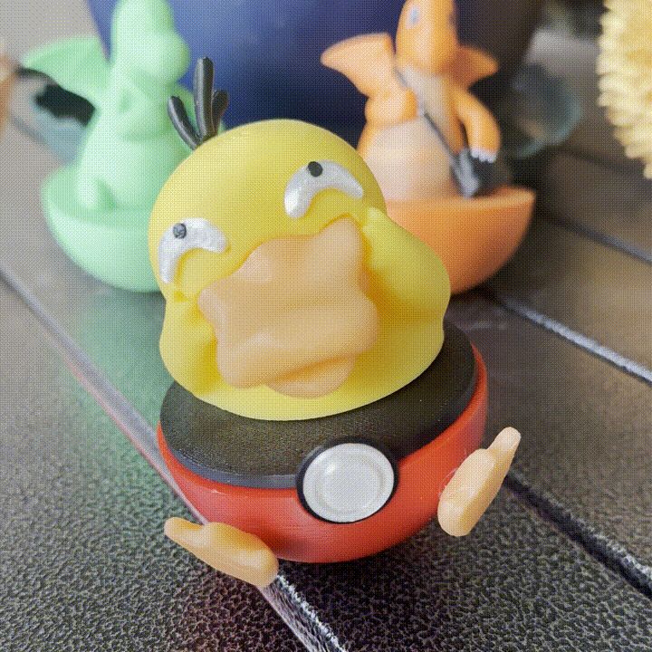 宝可梦-不倒翁-可达鸭 Pokemon tumbler