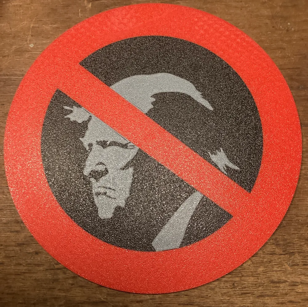 Anti Trump sign - Free 3D Print Model - MakerWorld