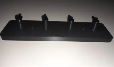 Simple perforated key holder