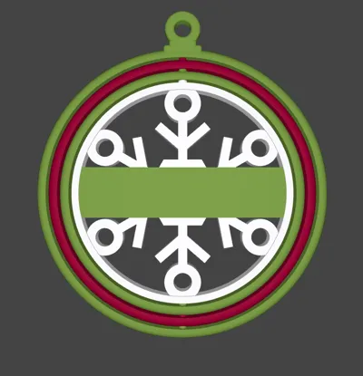 Spinning Snowflake Ornament