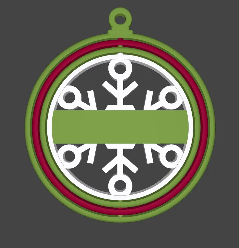 Spinning Snowflake Ornament