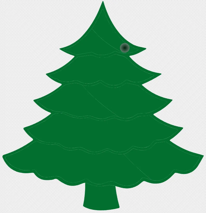 Christmas tree keychain