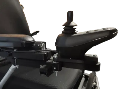Wheelchair joystick mount