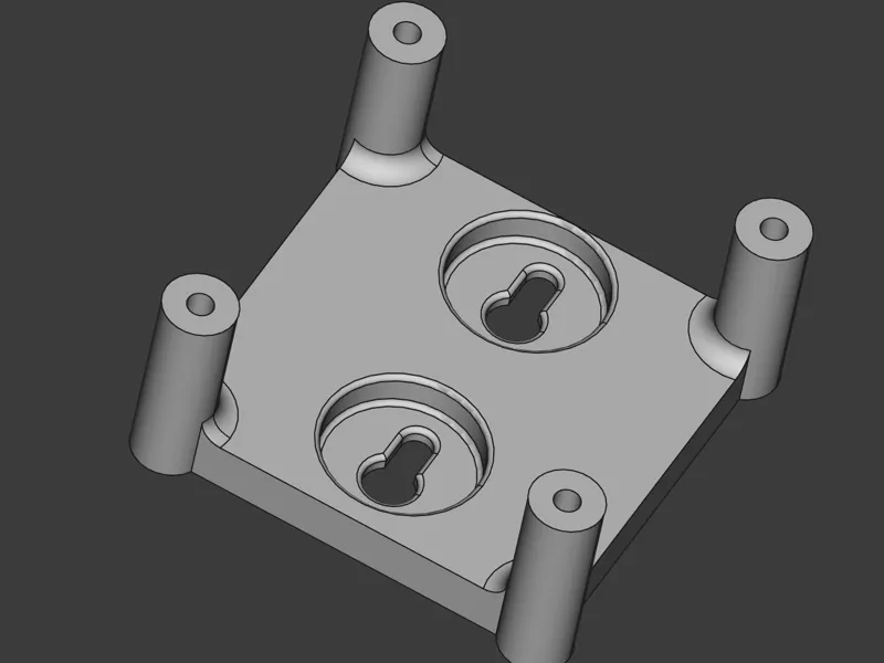 Very simple VESA 75x75 Wall mount