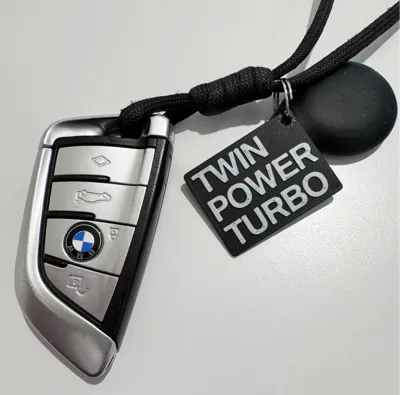 BMW TwinPower Turbo Keychain