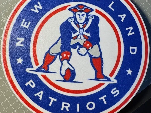 New England Patriots Retro Light Box