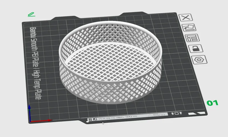 Tightvac stackable grid inlay for 2.35l