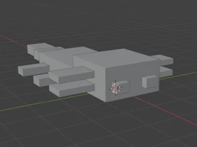 low poly axolotl