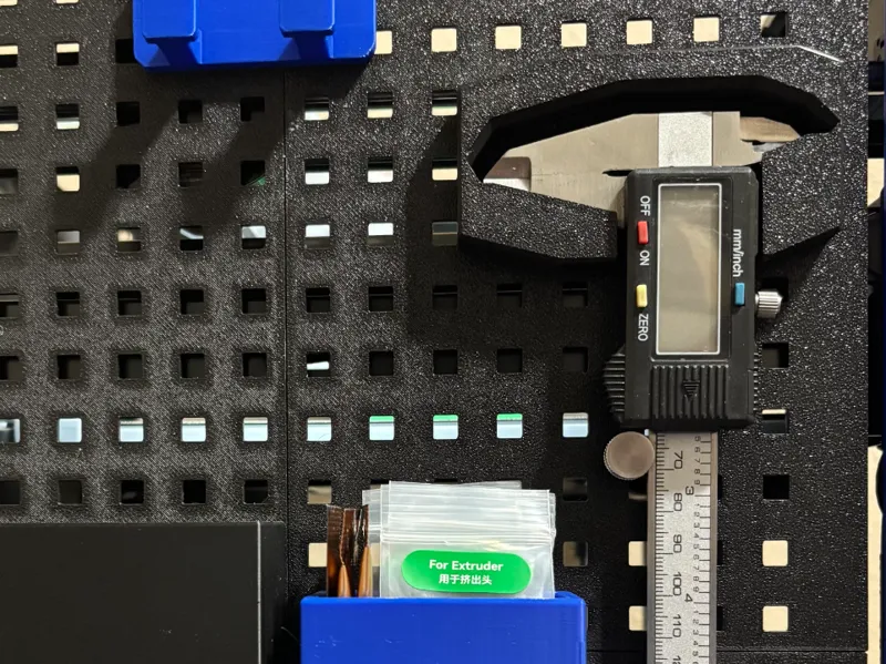 Caliper Holder Pegboard