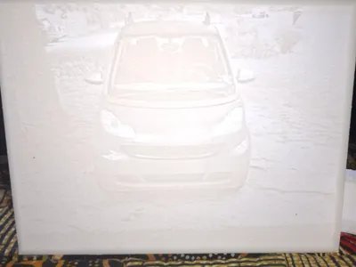 Monochromic lithophane-Smart Lil'Devil