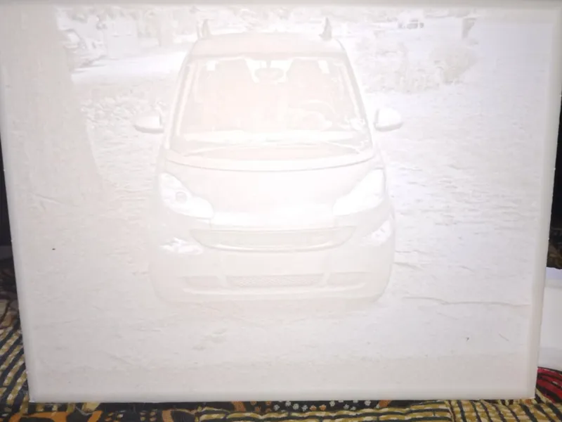 Monochromic lithophane-Smart Lil'Devil