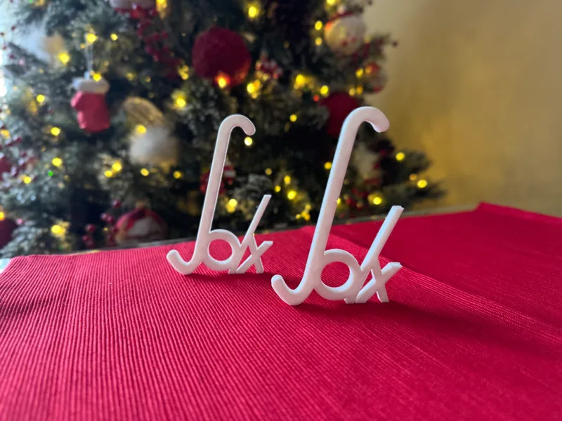 Integral Decoration / Christmas Ornament / Stand  