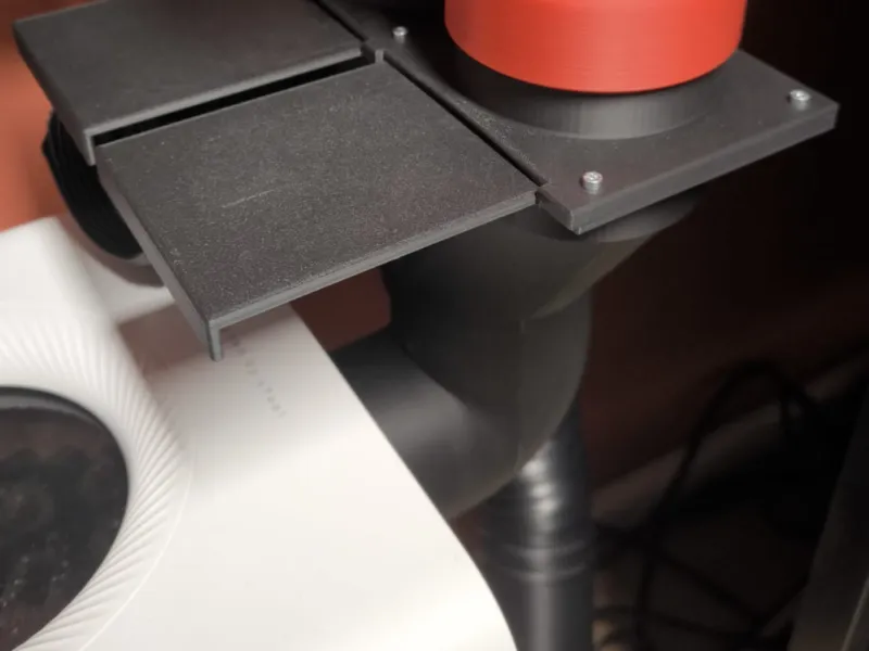Xtool AP2 Y Abzweig mit Blastgate +Ü-muffe zum S1