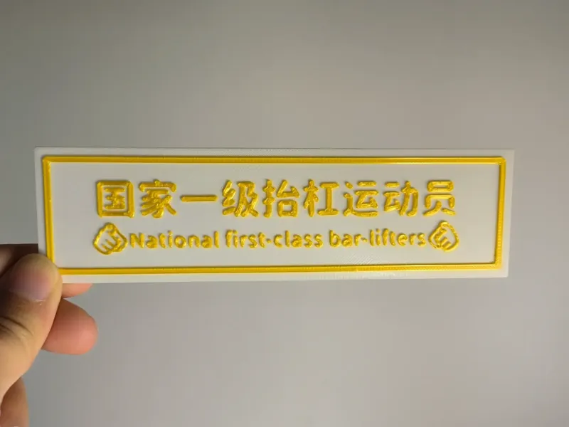 小牌匾---《国家一级抬杠运动员》