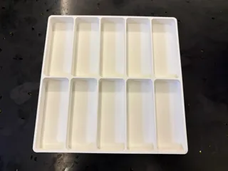 收纳盒20*20*1.5_10格_耳坠
