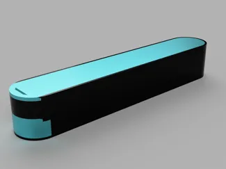 Pencil case with a secret compartment