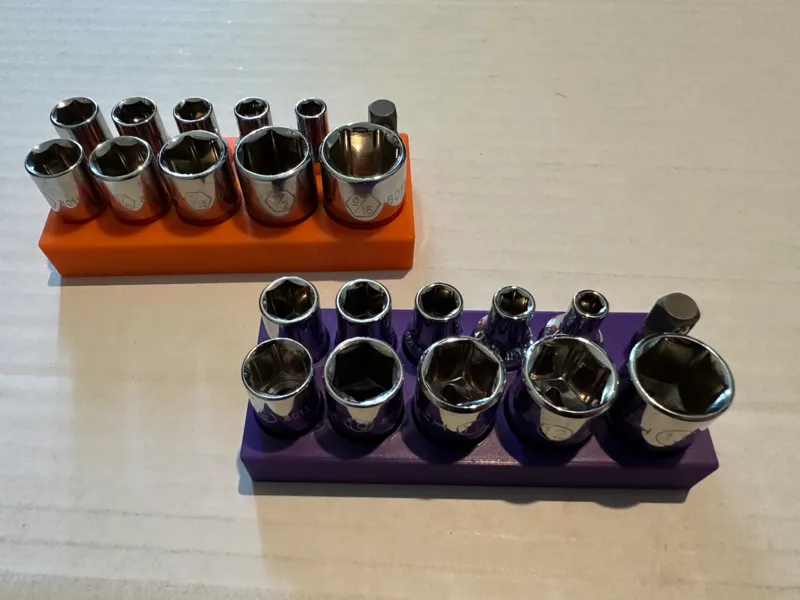 Gearwrench 1/4" Socket Holders SAE and MM