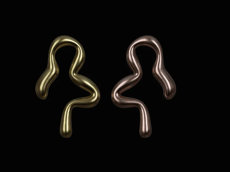 Liquid earrings