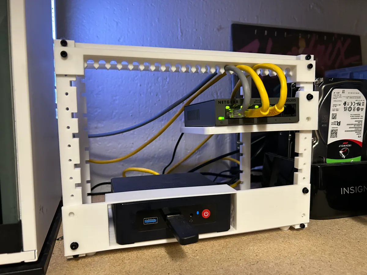 Beelink S12 Rack for Modular Server Rack - Free 3D Print Model - MakerWorld