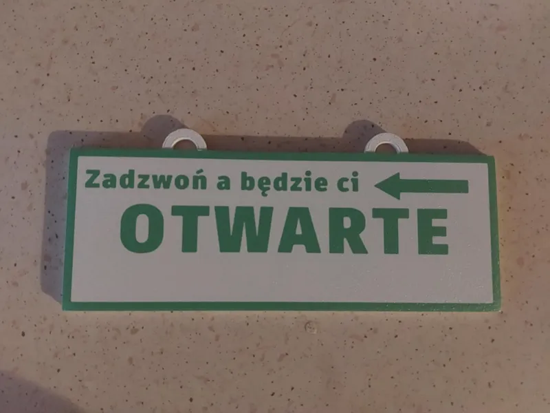 Tablica Otwarte Zamknięte 