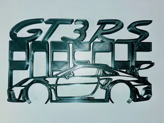 WALL DECOR PORSCHE 911 GT3 RS