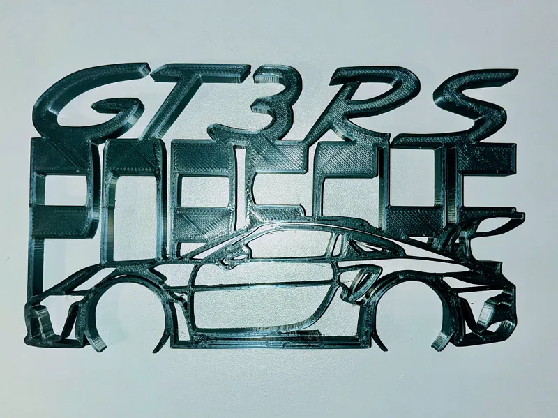 WALL DECOR PORSCHE 911 GT3 RS
