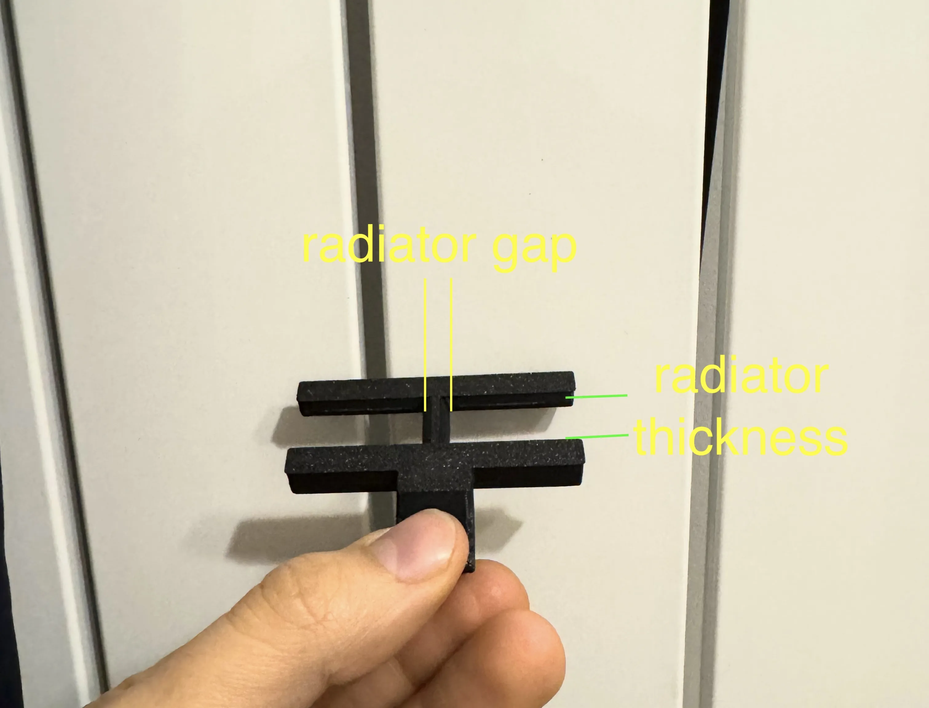 Measure your radiator gap and thickness.