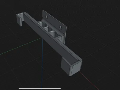 Track saw rail hanger