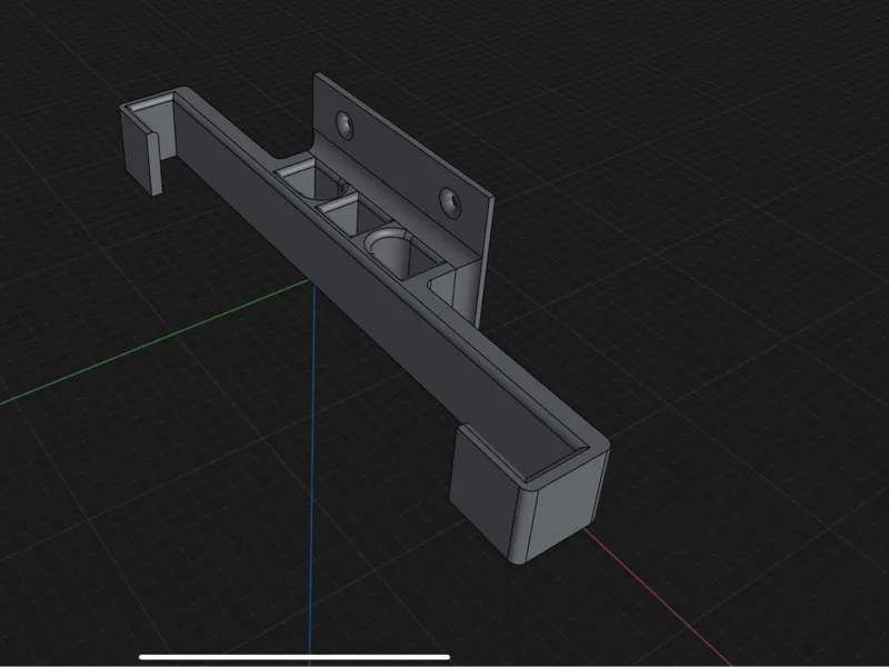 Track saw rail hanger