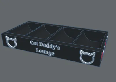 Cat Daddys Lounge Poker Chip Holder