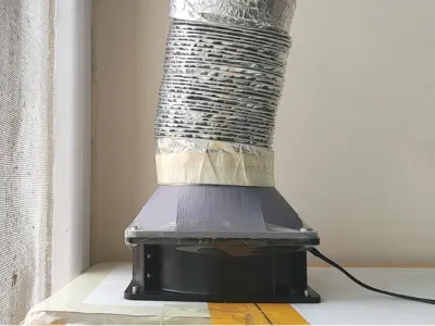 120mm Fan to 80mm Duct Adapter