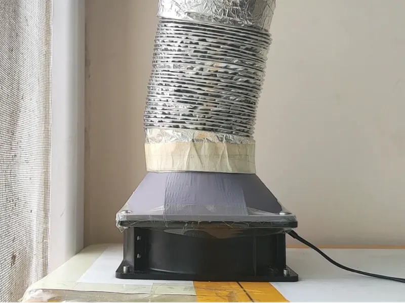 120风扇转80烟管转接器