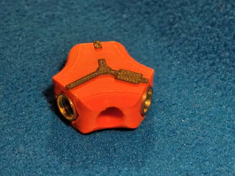 Compact SMA Calibration Terminal Holder (NanoVNA)