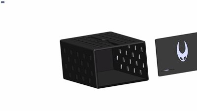 Hollow Knight-style openwork tissue box