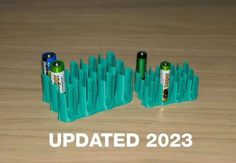 Updated 2023 - Basic Battery Holder for AA & AAA