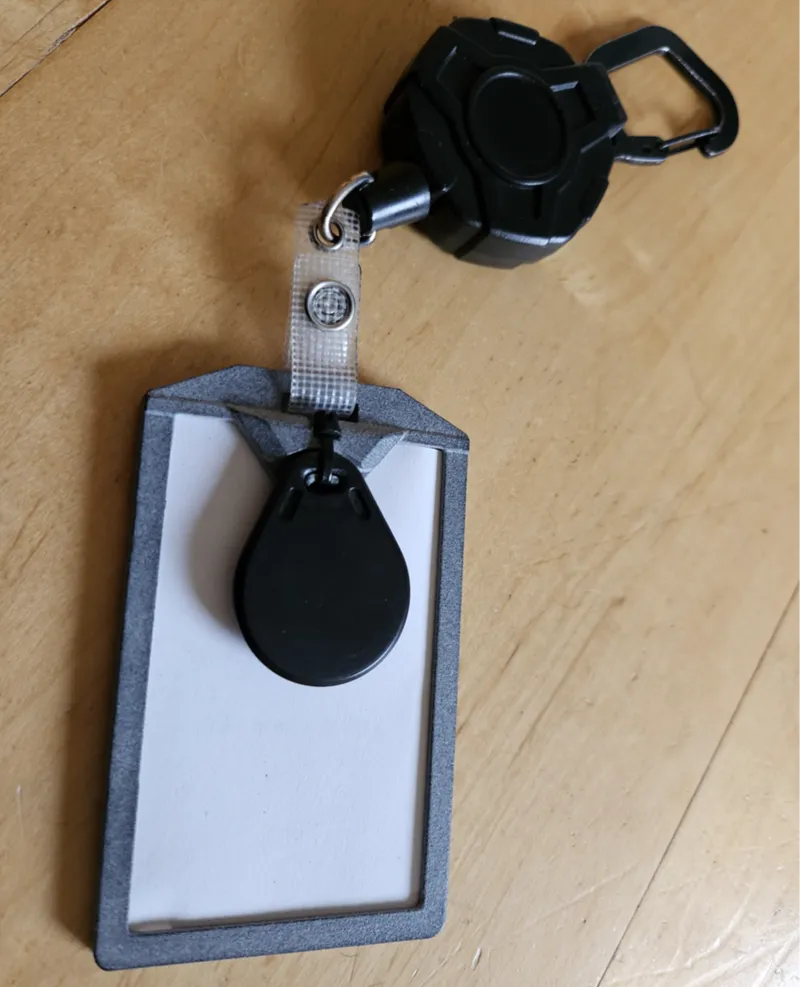 Chipkartenhalter t=1.5mm + Essenschip klappbar