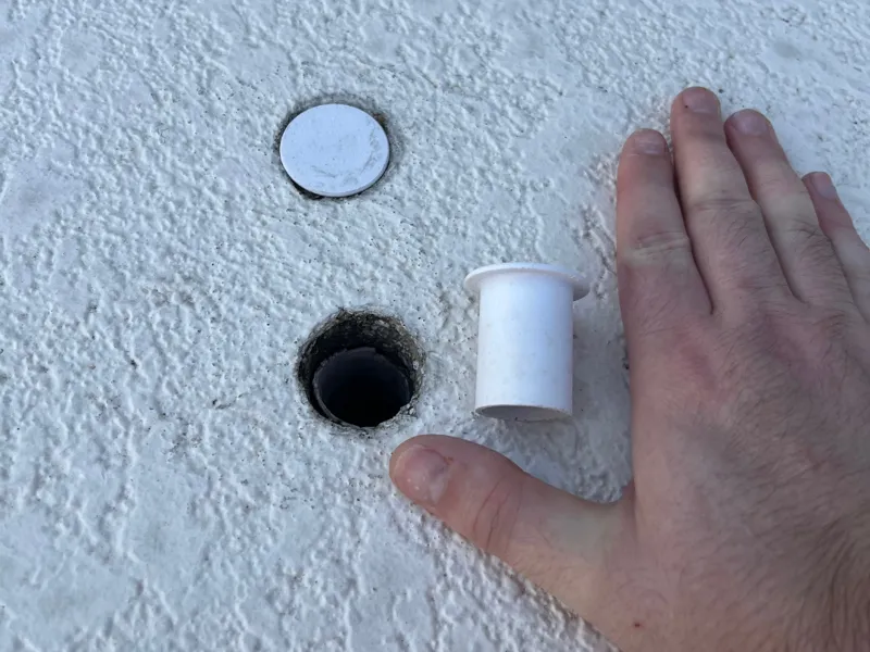 Pool Fence Hole Cover