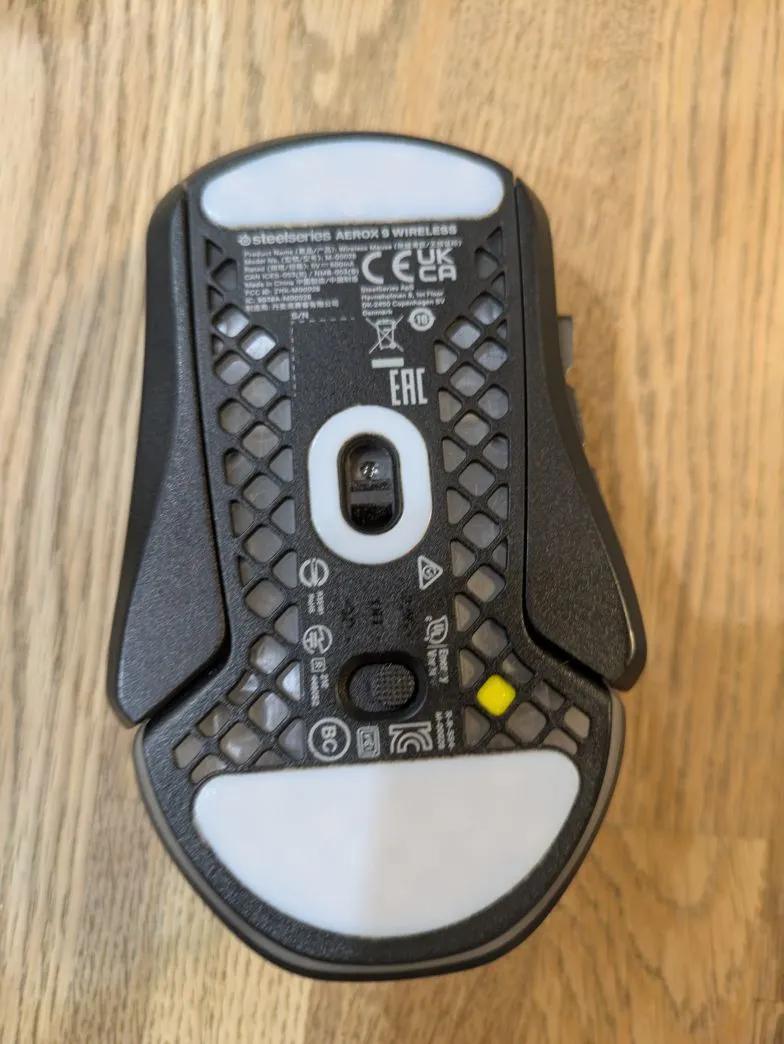 Steelseries Aerox 9 reminder for switch