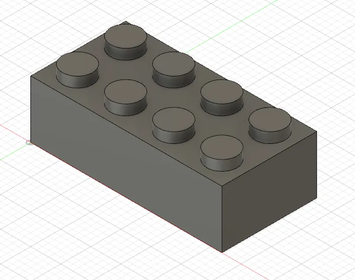 brick compatible with brands 2x8 block by ValForest2 - MakerWorld